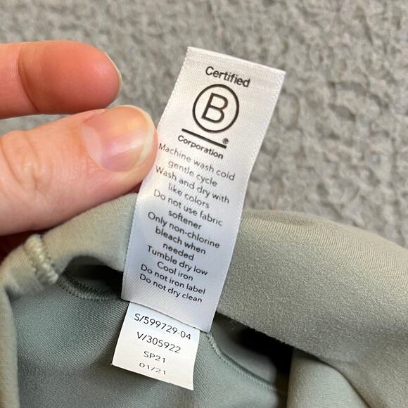 Athleta Leggings Small Salutation Slash Pocket II Cinch 7/8 Cropped Athleisure - Picture 9 of 15